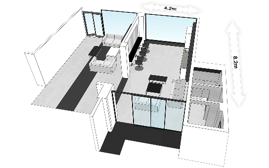 Studio 03 Lifestyle Floorplan